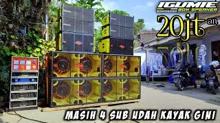 Masih 4 Sub Udah Kayak Gini !! Keren Paket Box 20 JT an Sound Pendatang Baru FZ Audio