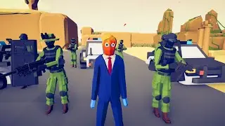 CAN 100x FBI SAVE PRESIDENT? - Totally Accurate Battle Simulator TABS