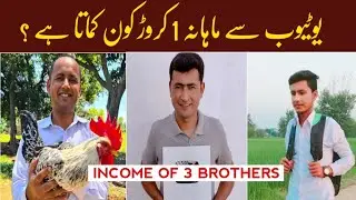 Pakistani Famous YouTubers Monthly income in YouTube @MubashirSiddiqque