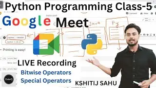 Python Programming Live Class-5