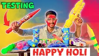 Holi Ki Preparation Ho Hogyi 😉 - Teating Holi Gadgets 2024 || Amazing Holi Stash Teating 2024