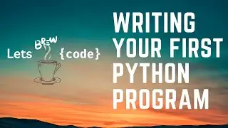 Writing your first Python program