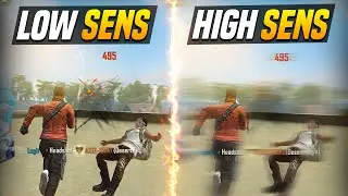Low Vs High Sensitivity Pc Players In Free Fire 😂
