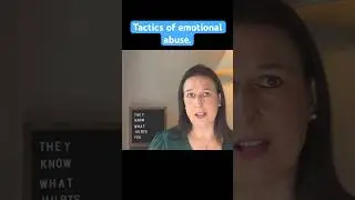 Tactics of Emotional Abuse! #narcissisticabusesurvivor