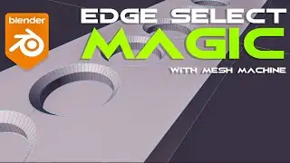 EDGE LOOP selection  tools for Blender 2.92 with Mesh Machine