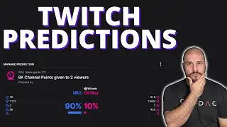 How to set up and use TWITCH PREDICTIONS!