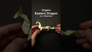 ORIGAMI EASTERN DRAGON #shorts