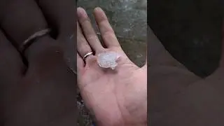 Сюрпризы погоды. Ливень с градом.