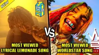 MOST VIEWED LYRICAL LEMONADE SONGS VS MOST VIEWED WORLDSTARHIPHOP SONGS
