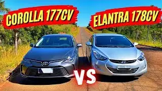 COROLLA 2.0 VS ELANTRA 2.0 ! QUEM LEVA A MELHOR NESTE TESTE!