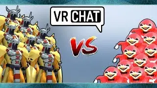 VRChat EP 2: WarGreyMon vs Ugandan Knuckles | Funny Moments |