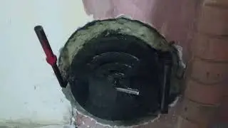 Делаю печь в баню из баллона. 4 часть.