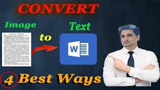 How to convert image to text in MS Word | Image to Text Converter | Picture to Text | Online OCR