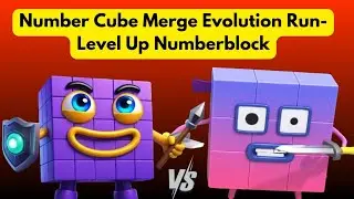 Number Cube Merge Evolution Run- Level Up Numberblock Max Levels Gameplay | iOS Android | Part 1