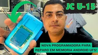 UFS PROGRAMADORA U-15 DA JC PARA REPAROS EM MEMORIA DE CELULARES ANDROIDS!