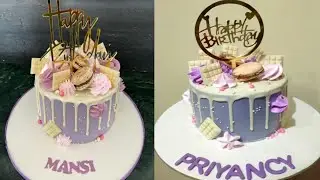 Chocolate Dip And Drip Birthday Cake Decorating Ideas | Customized Designer Birthday Cake