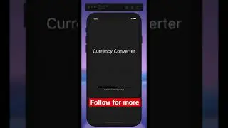 Flutter Currency Converter App 