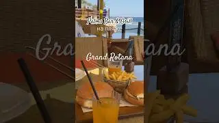 Palms Bar & Grill на пляже в Grand Rotana #египет #шарм #отель #отдых #море #пляж