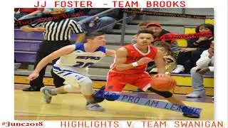 JJ Foster Highlghts v. Team Swanigan June 2018