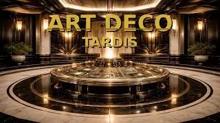 TARDIS Console Room Concept #26 | Art Deco Golden Age Design