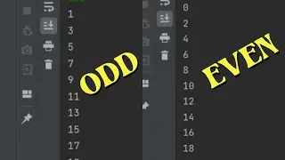 Java Basic Code - Print All Even or Odd number of a given number (English Tutorial)