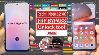 Redmi note 12 4G (Model-23021RAAEG) Frp Bypass Unlock Tool