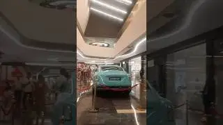 The most expensive cars in the world are stored in the exhibition hall of the city mall
