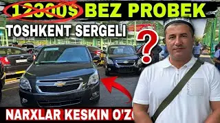 TOSHKENT SERGELI MASHINA BOZOR KOBALT JENTRA NEXIA 3 NARXLARI KESKIN O'ZGARMOQDA SHOSHILING
