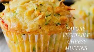 SAVORY VEGETABLE CHEESY MUFFINS / IN THE KITCHEN WITH LYNN
