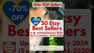 50 Best sellers on Etsy. Help for Etsy Sellers 
