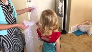 Disney's Frozen Dress DIY // Sold out Made my own // Tutorial