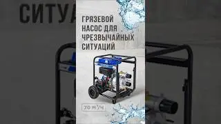 Мотопомпа для тяжелых условий и грязной воды