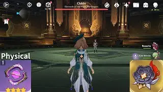 Lisa Physical with Eye of Perception vs Childe | Genshin Impact