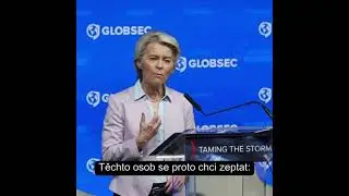 Předsedkyně Ursula von der Leyen na bezpečnostní konferenci GLOBSEC v Praze