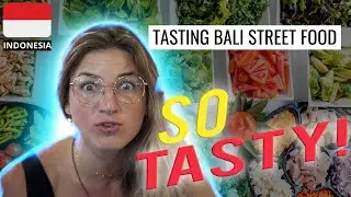 BALI STREET FOOD TOUR/VLOG - Delicious Balinese STREET FOOD