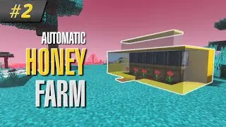 How to build an automatic honey farm in minecraft | Minecraft Pocket edition.....