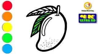 MANGO Drawing 🥭: How to Draw MANGO EASY for Beginners | ENJOY DRAWING