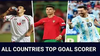 ALL COUNTRIES TOP GOAL SCORER//TOP GOAL SCORER ALL COUNTRIES//Highest Goal scorer @vhdata