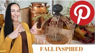 PINTEREST inspired FALL home decor DIY'S | HIGH END fall diy's | Fall craft ideas