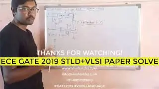 ECE GATE 2019 STLD+VLSI PAPER SOLVE