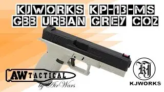 Страйкбольный пистолет KJWORKS KP-13-MS GBB URBAN GREY CO2