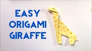 How To Make Origami Giraffe - Easy Tutorial for Beginners - Easy Origami Giraffe | Origami Animal