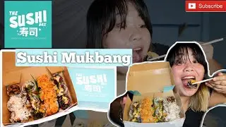 SUSHI MUKBANG feat. The Sushi Box | Food Vlog | Mukbang