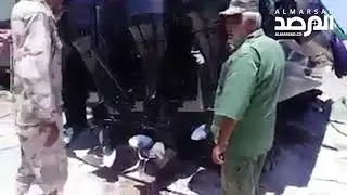 قوات البحرية بالقيادة العامة تعثر على زورق سريع مهجور قرب ميناء الزويتينة النفطي