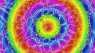 Psychedelic Oasis: Abstract Color Patterns in 4K (No Sound)