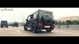 Кортеж  выпускников академии ФСБ