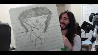 Charlie laughs hysterically at my drawing of Makima