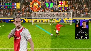 Manchester United vs FC Barcelona 🥵🏆 | Panalty Shootout - efootball ™highlights Match | Antoine