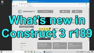 What's new in Construct 3 r189