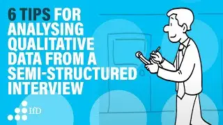 How to analyse qualitative data for an interview I semi-structured interview